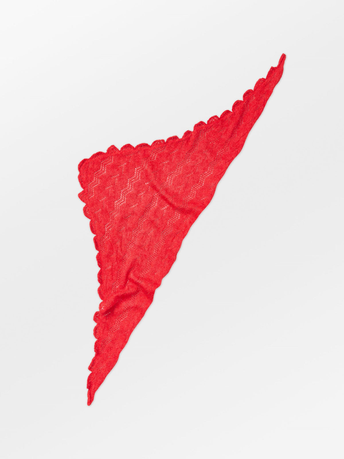 Pañuelo triangular de punto calado
