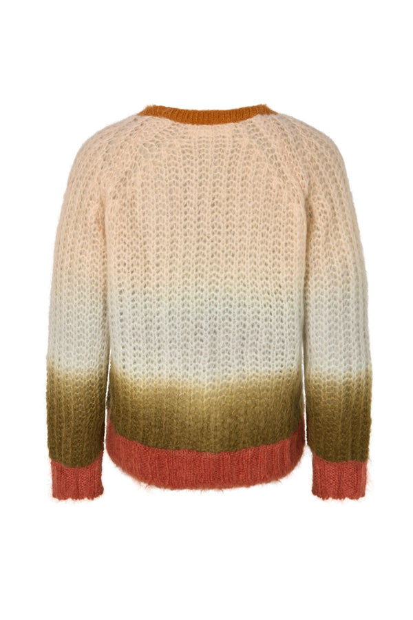 Jersey de lana de mujer degradado multicolor