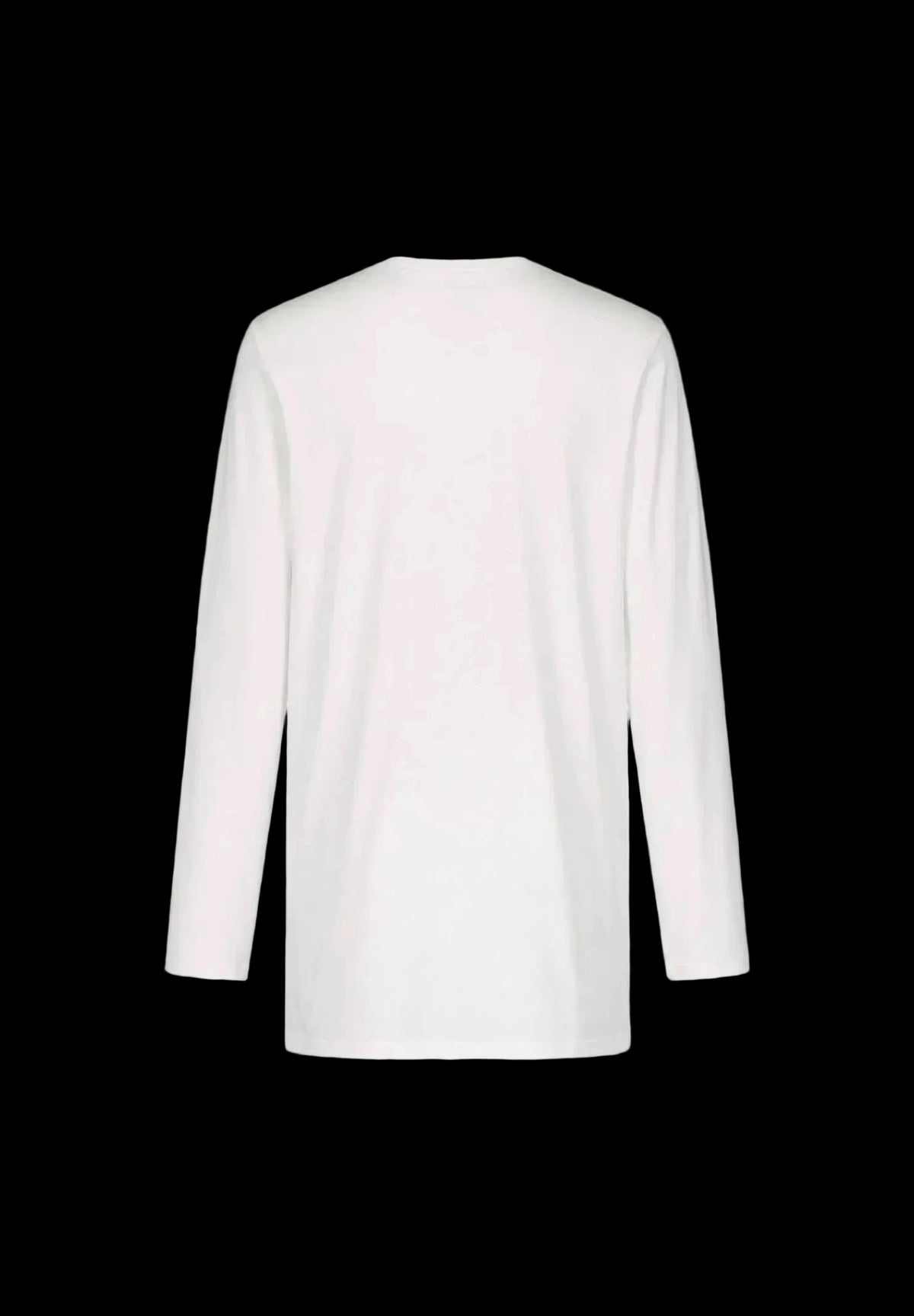 Top blanco de manga larga con detalle de nudo