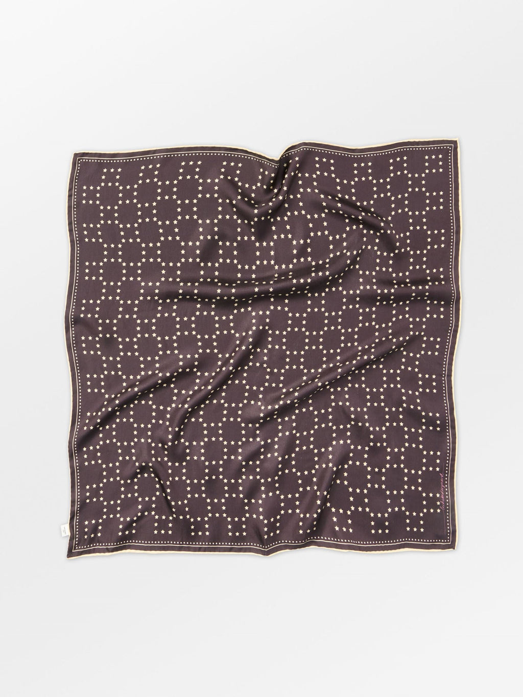 Pañuelo de seda de mujer estampado de estrellas
