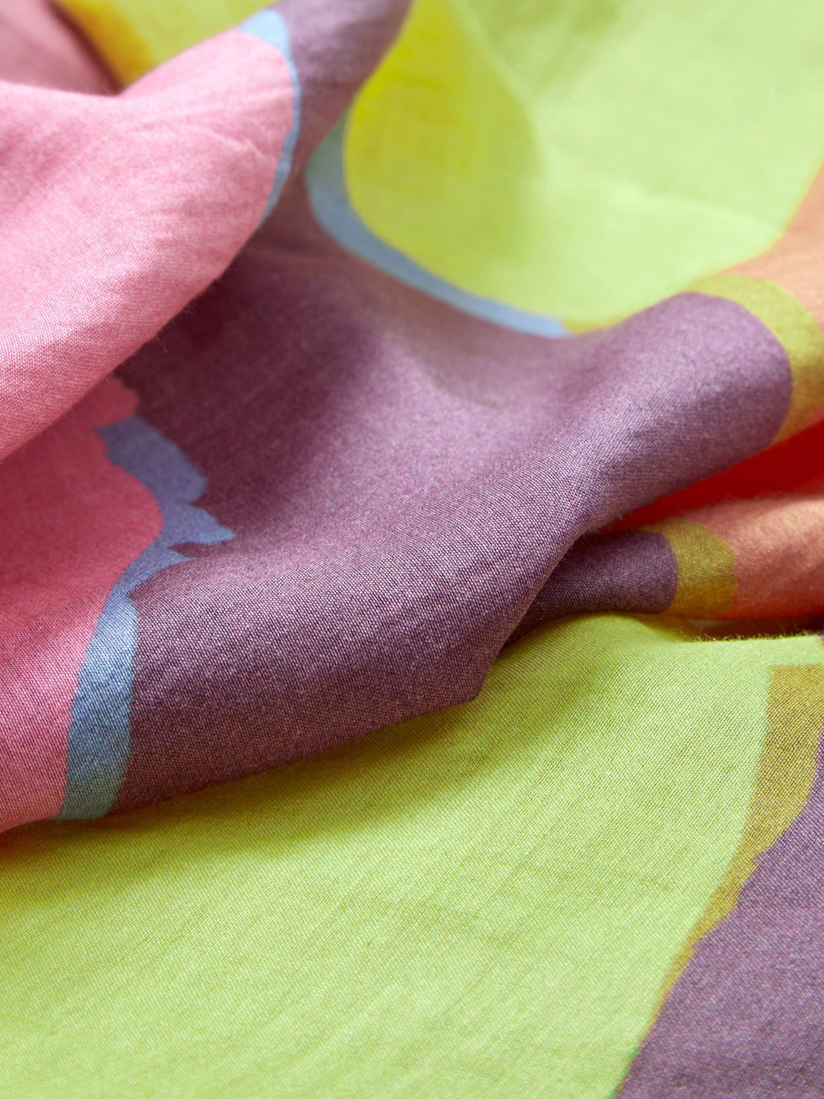 Pañuelo estampado multicolor