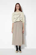 Falda midi de corte fluido RITA ROW