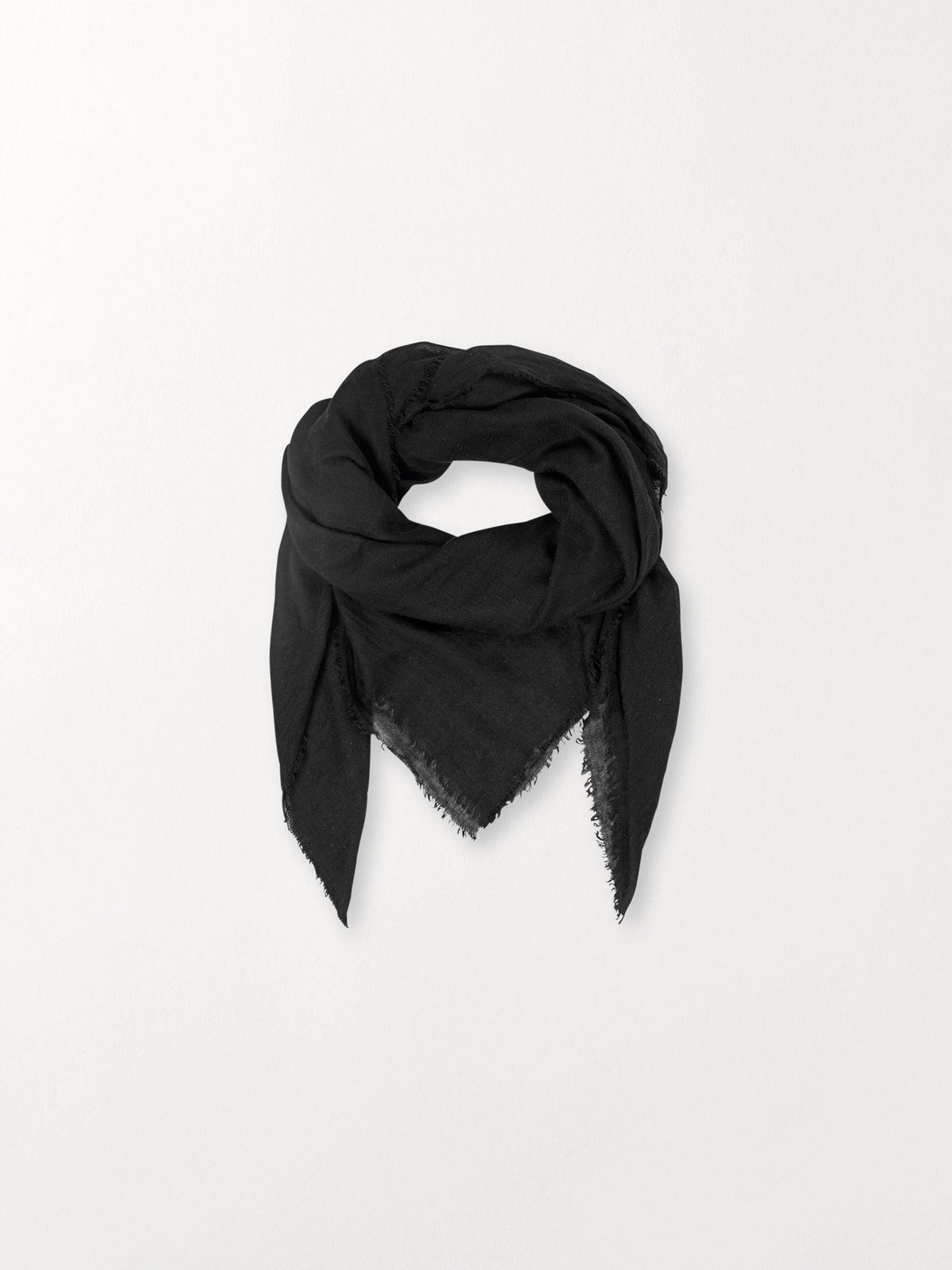Foulard liso bordes desflecados