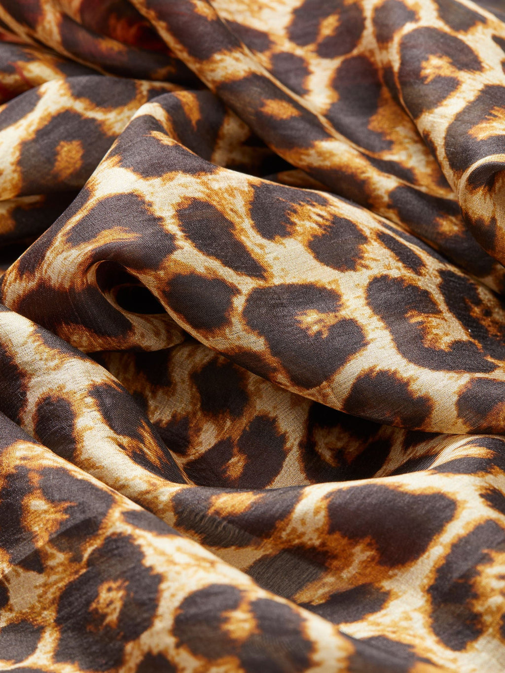Pañuelo de seda animal print