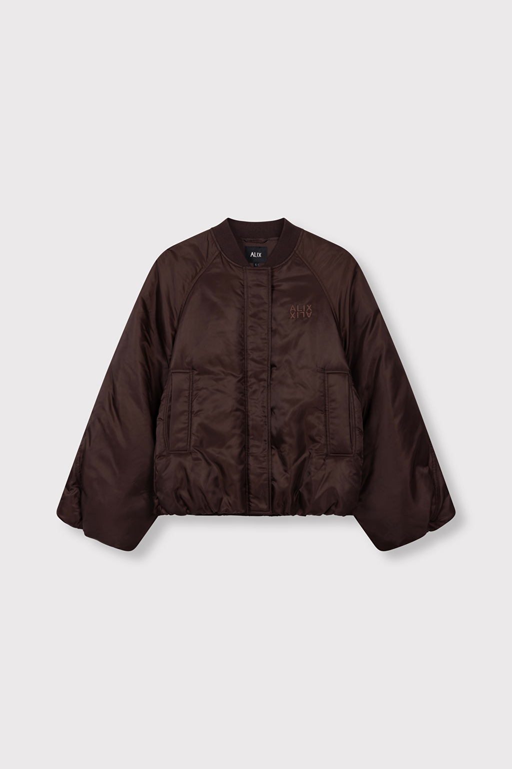 Chaqueta Bomber Acolchada Marrón