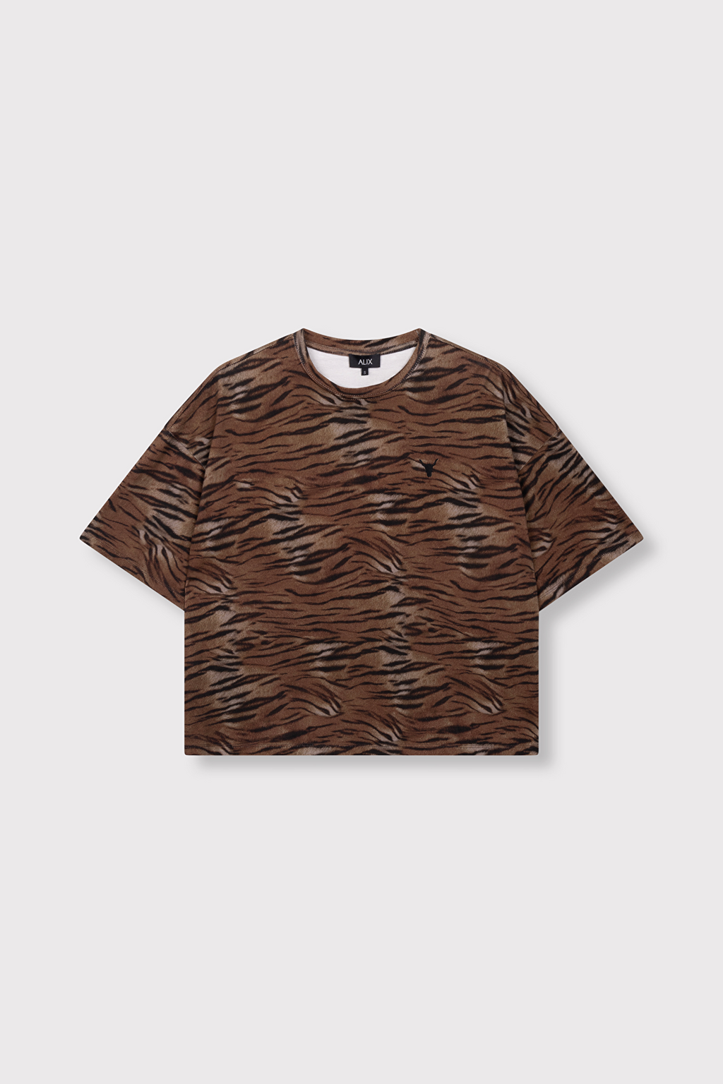 Camiseta estampado tigre manga corta
