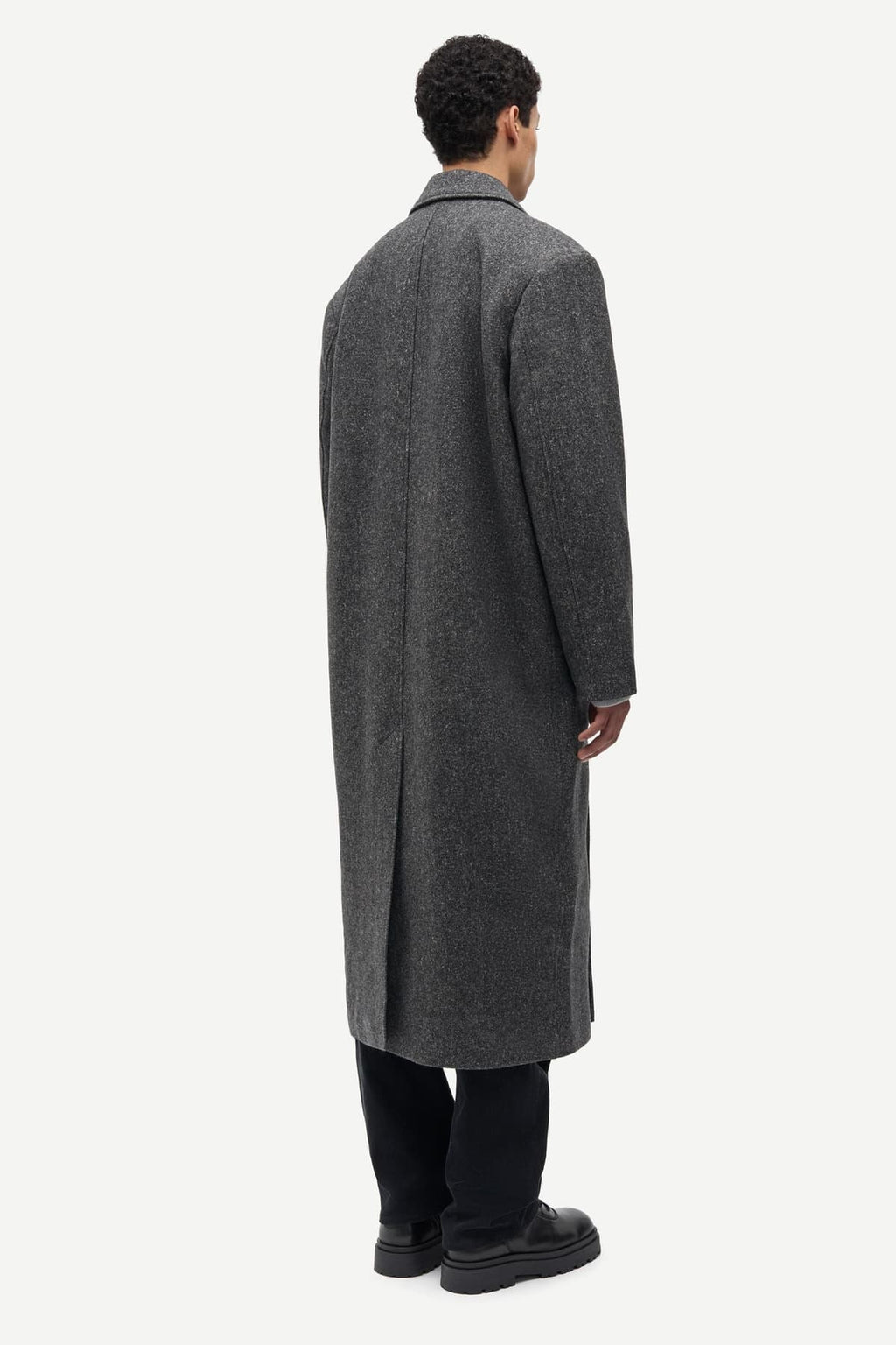 Abrigo cruzado oversize gris  unisex