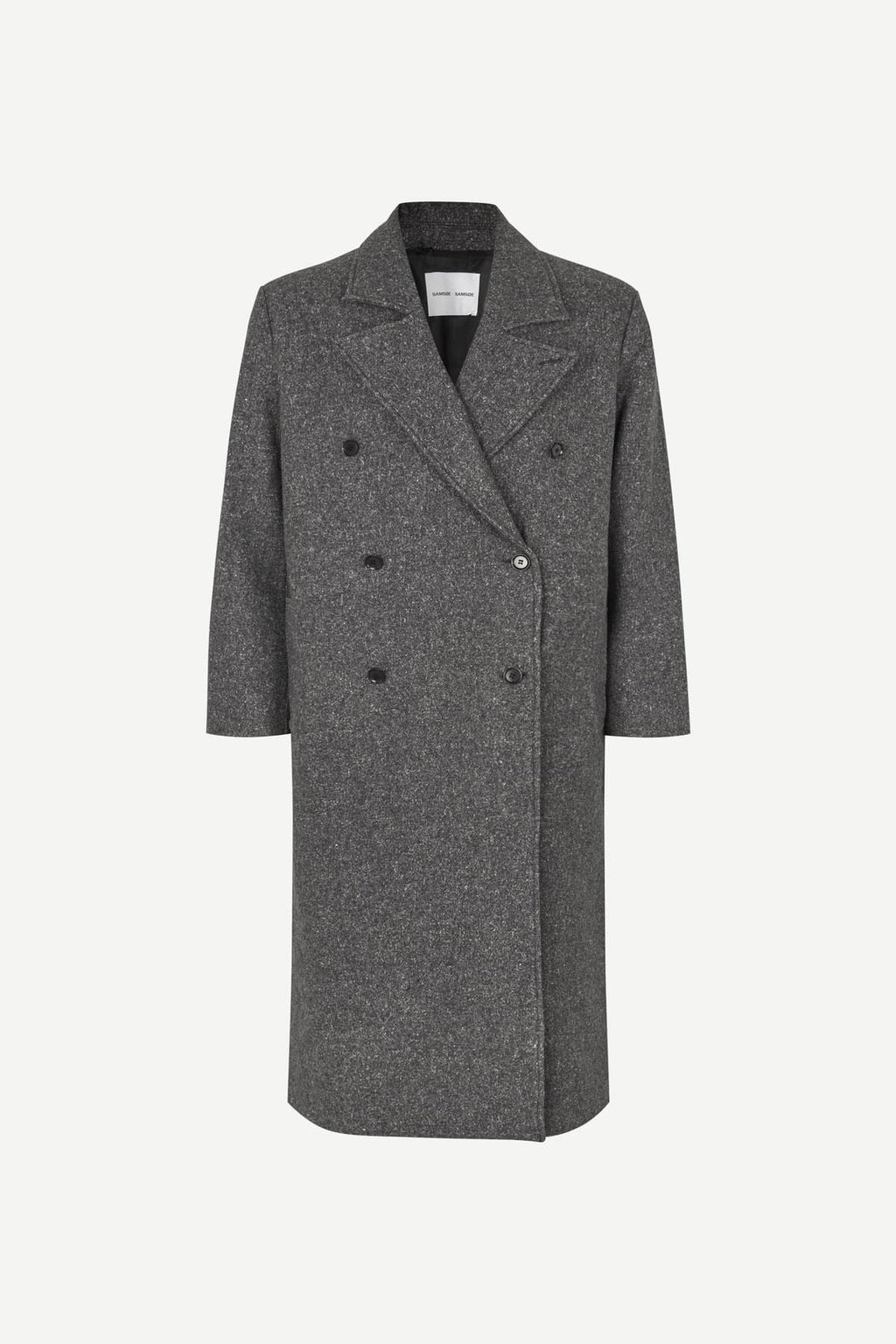 Abrigo cruzado oversize gris  unisex