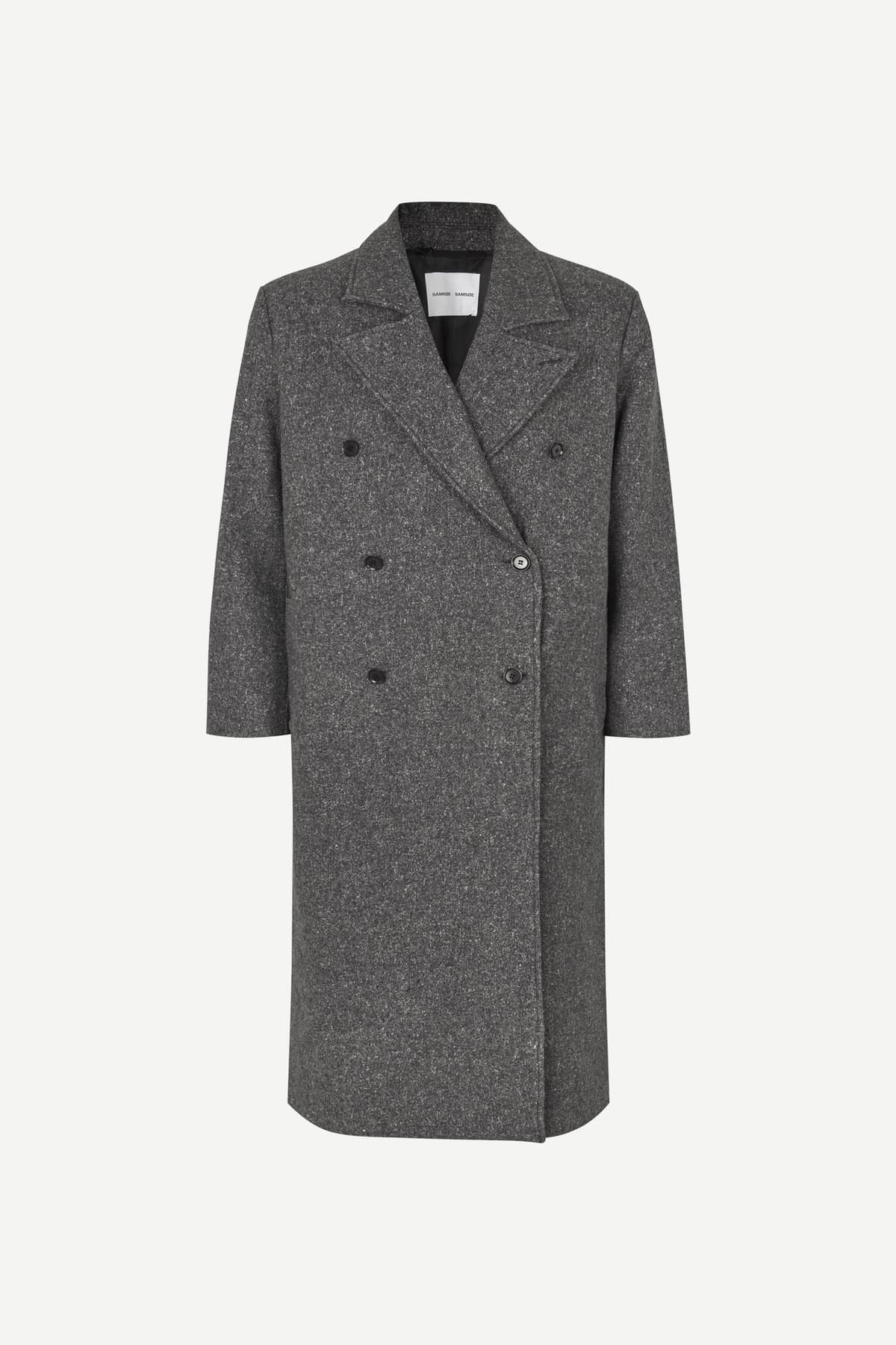Abrigo cruzado oversize gris  unisex