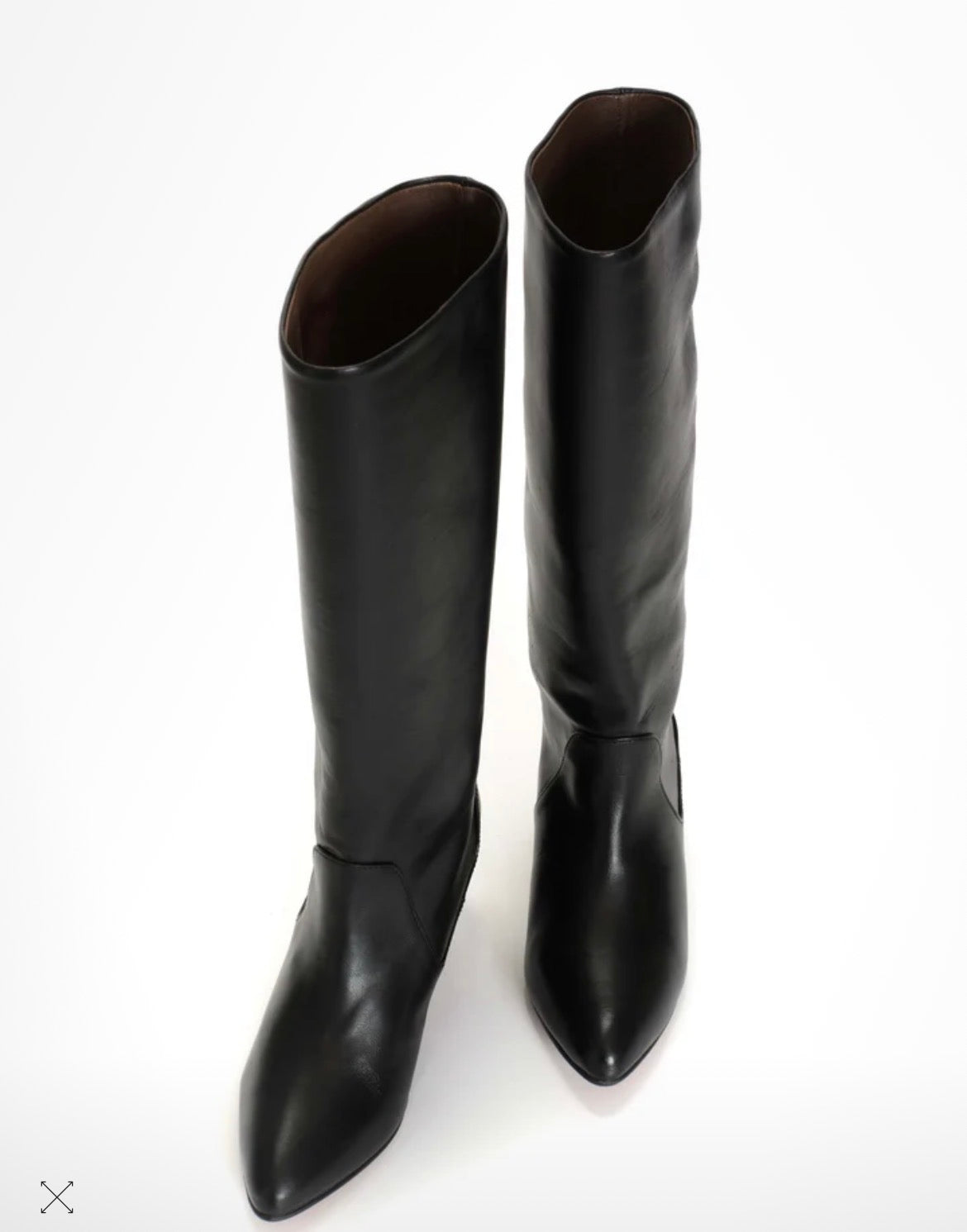 Bota caña alta negro
