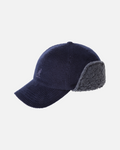Gorra unisex de pana con orejeras