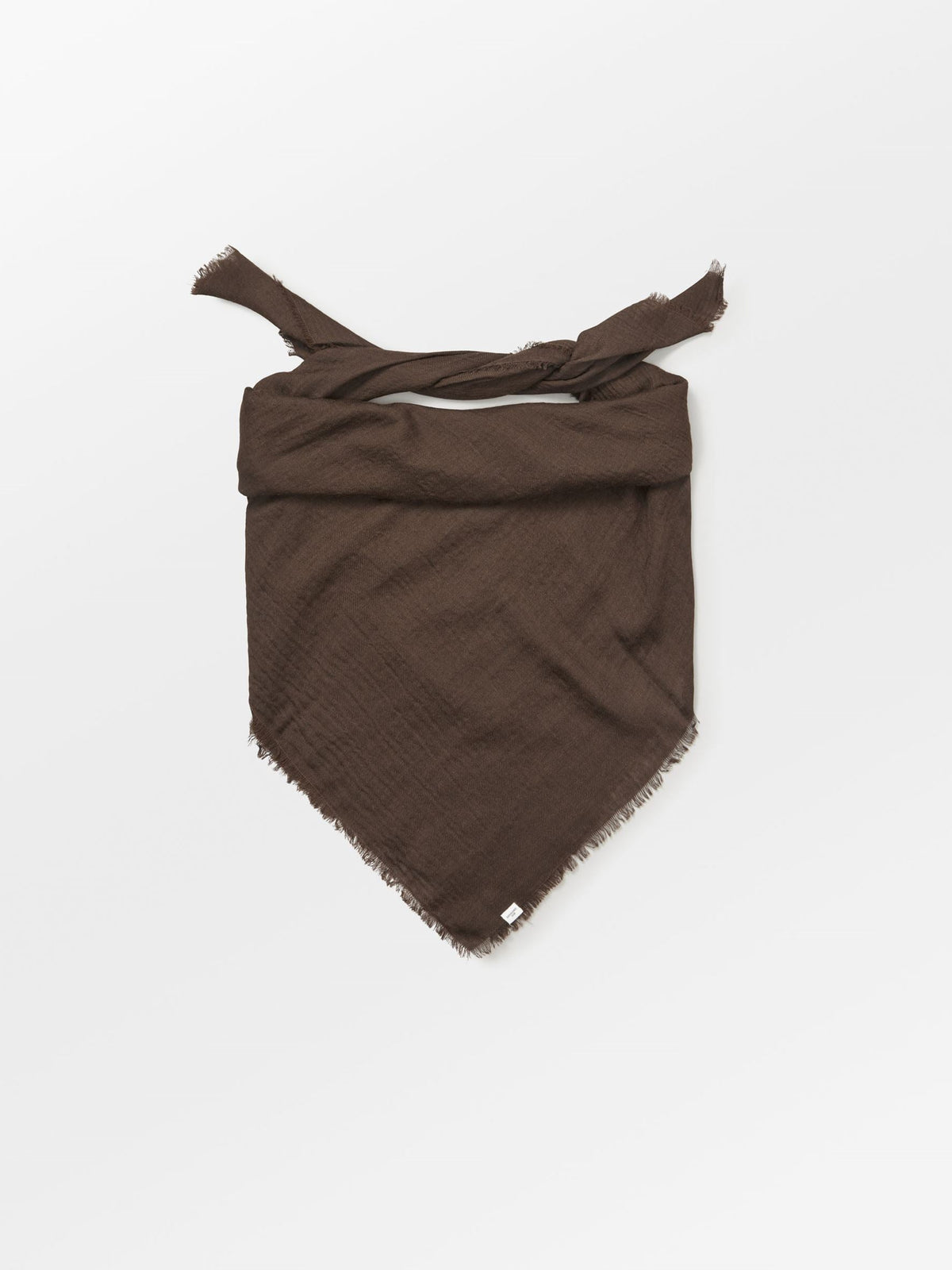 Foulard liso bordes desflecados