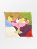 Pañuelo estampado multicolor