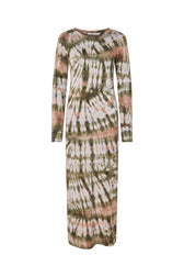 Vestido largo efecto tie-dye