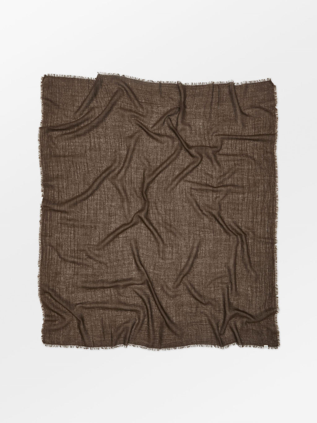 Foulard liso bordes desflecados