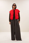 chaleco reversible mujer efecto borreguito