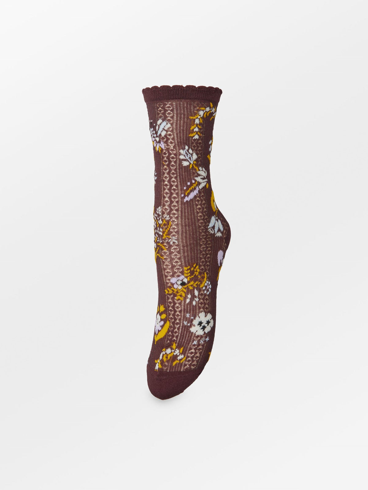 Calcetines de punto con estampado floral