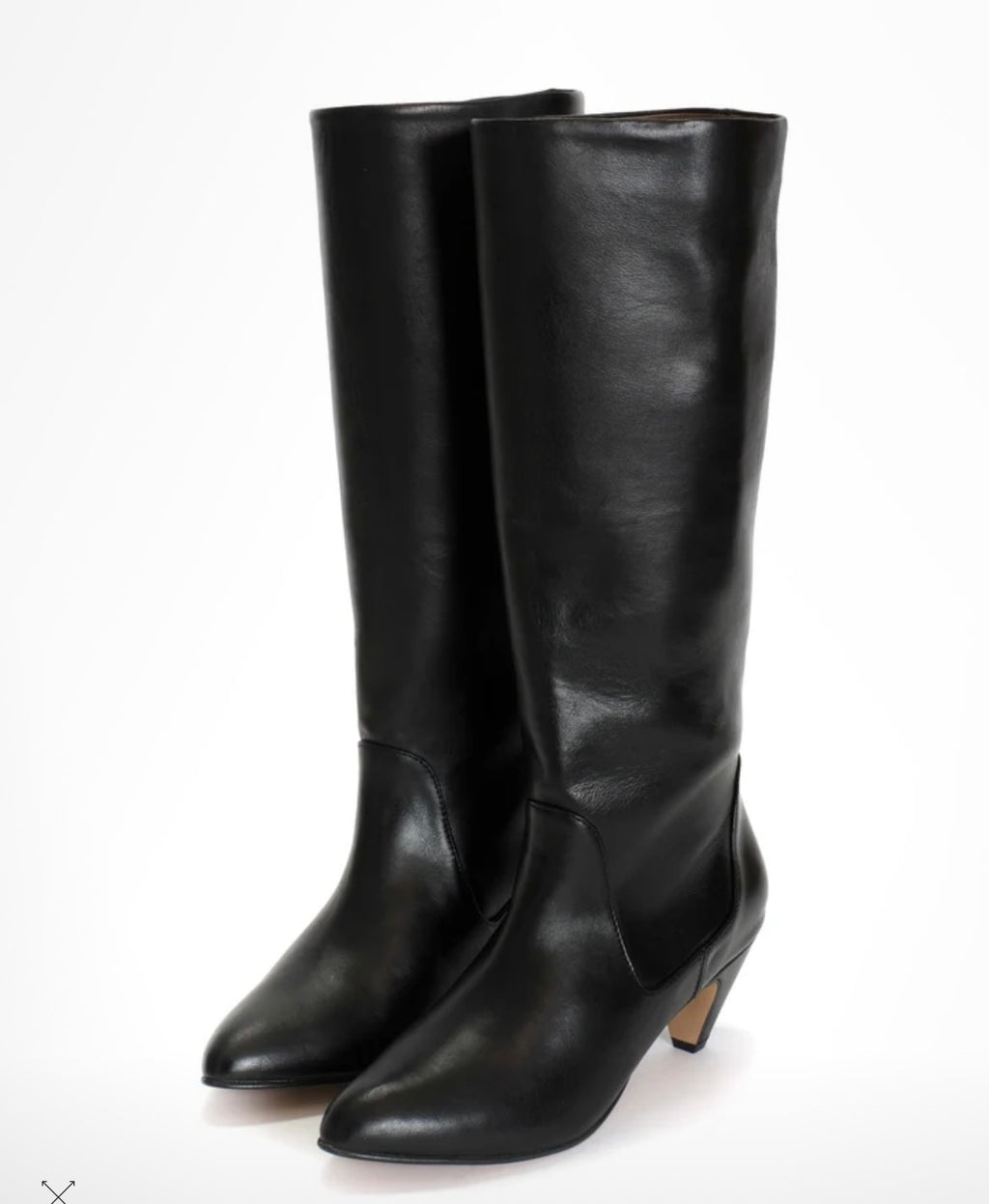 Bota caña alta negro