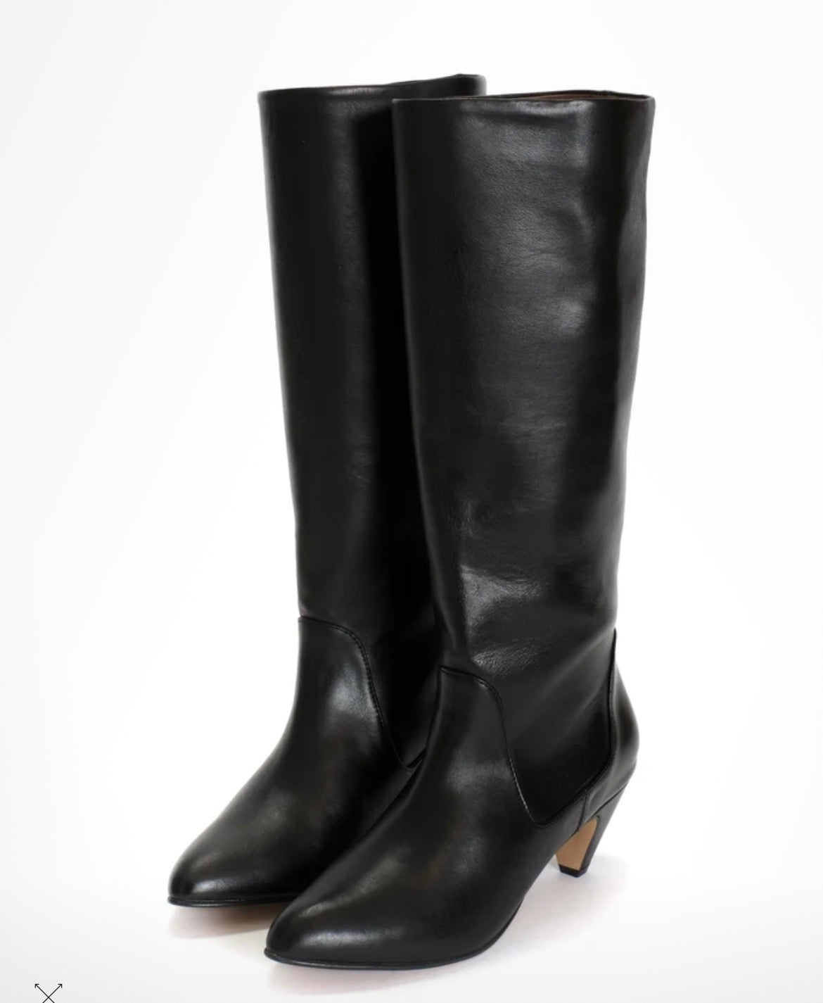 Bota caña alta negro