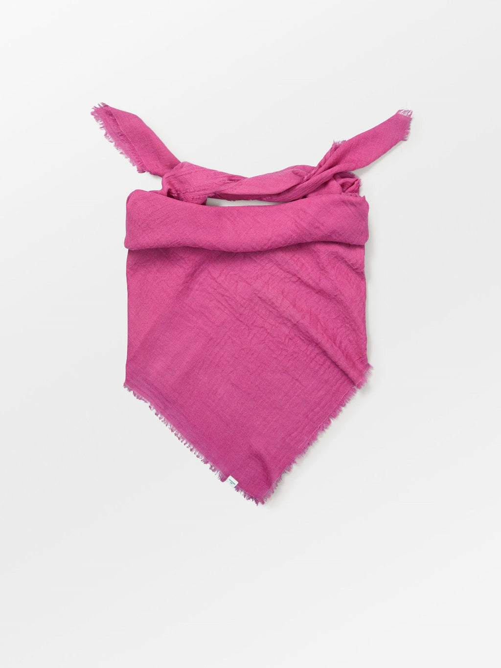 Foulard liso bordes desflecados