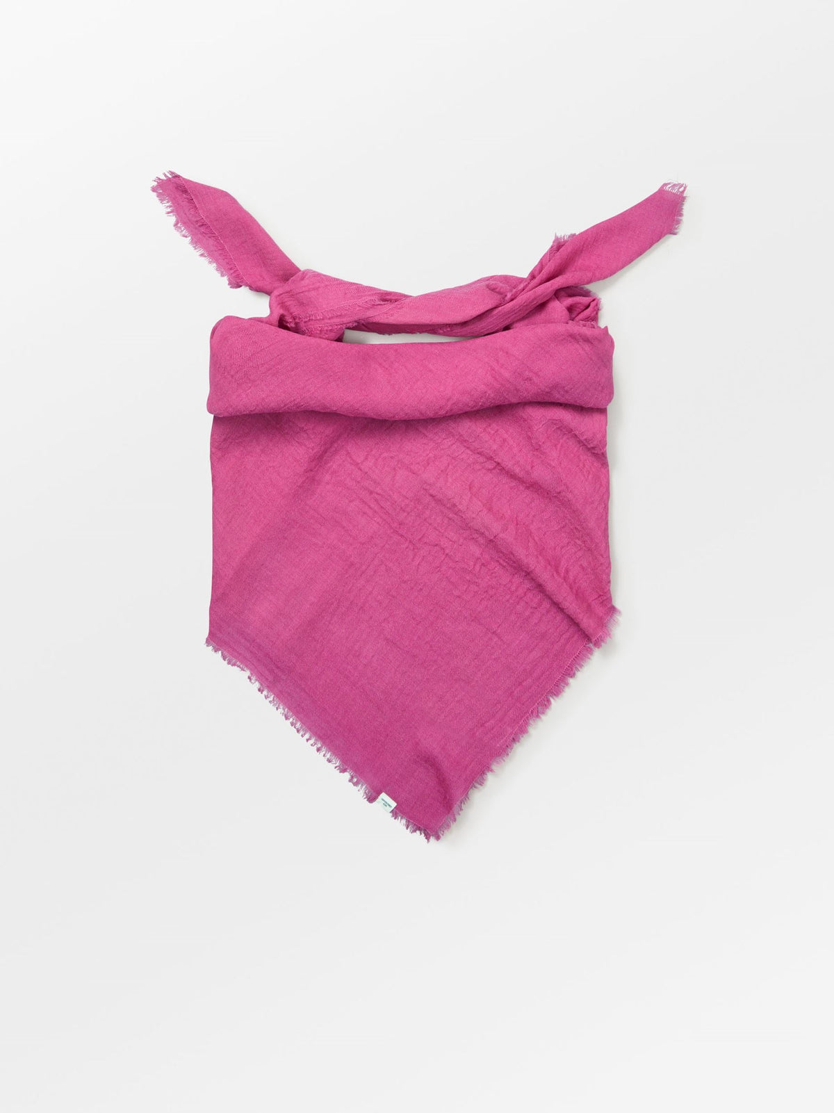 Foulard liso bordes desflecados