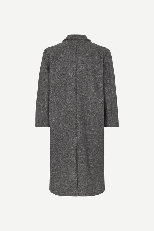 Abrigo cruzado oversize gris  unisex