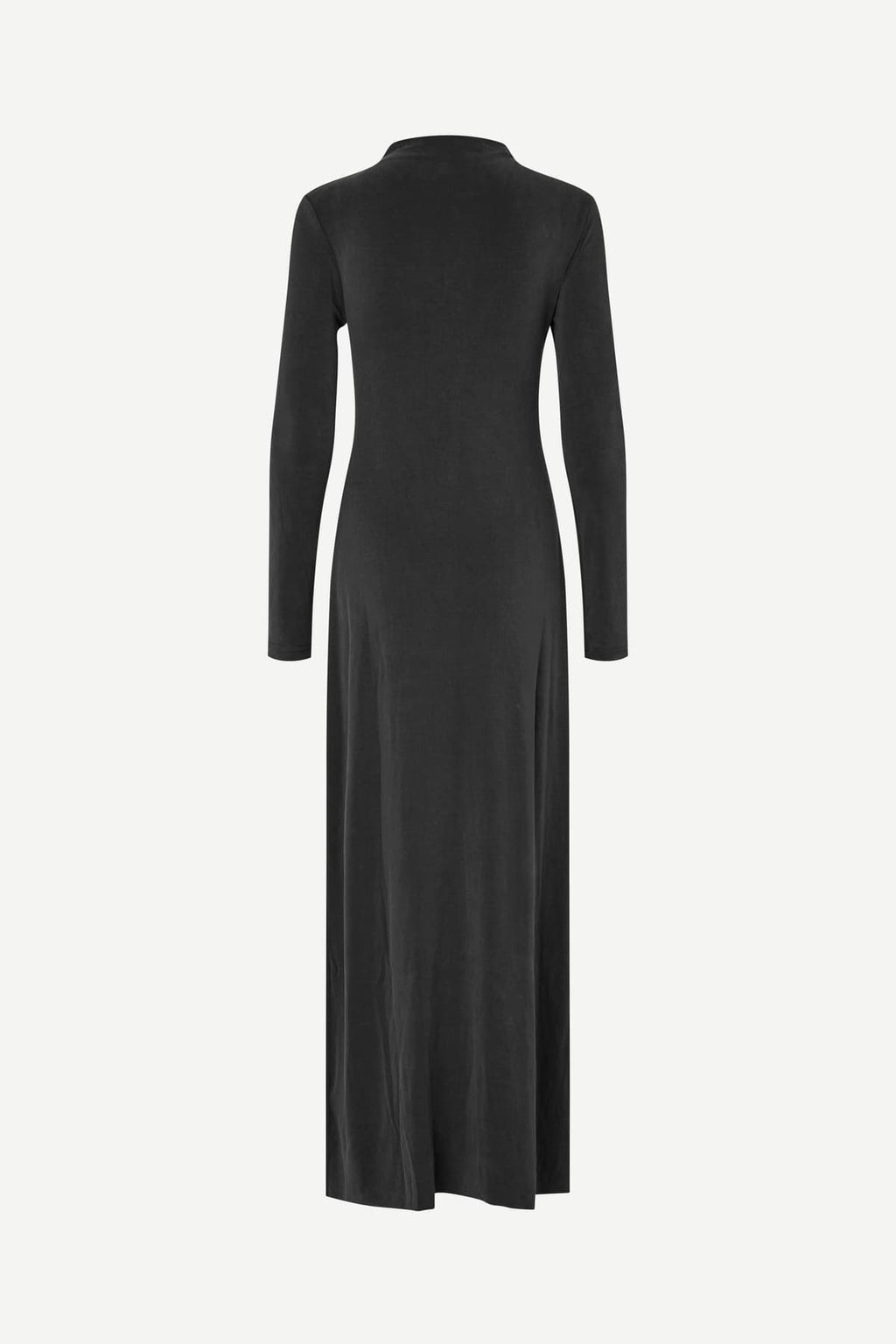 Vestido largo gris oscuro