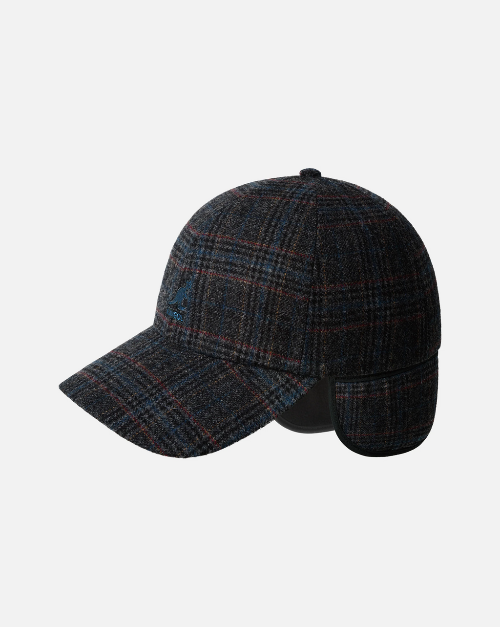Gorra unisex beisbol con orejeras cuadros