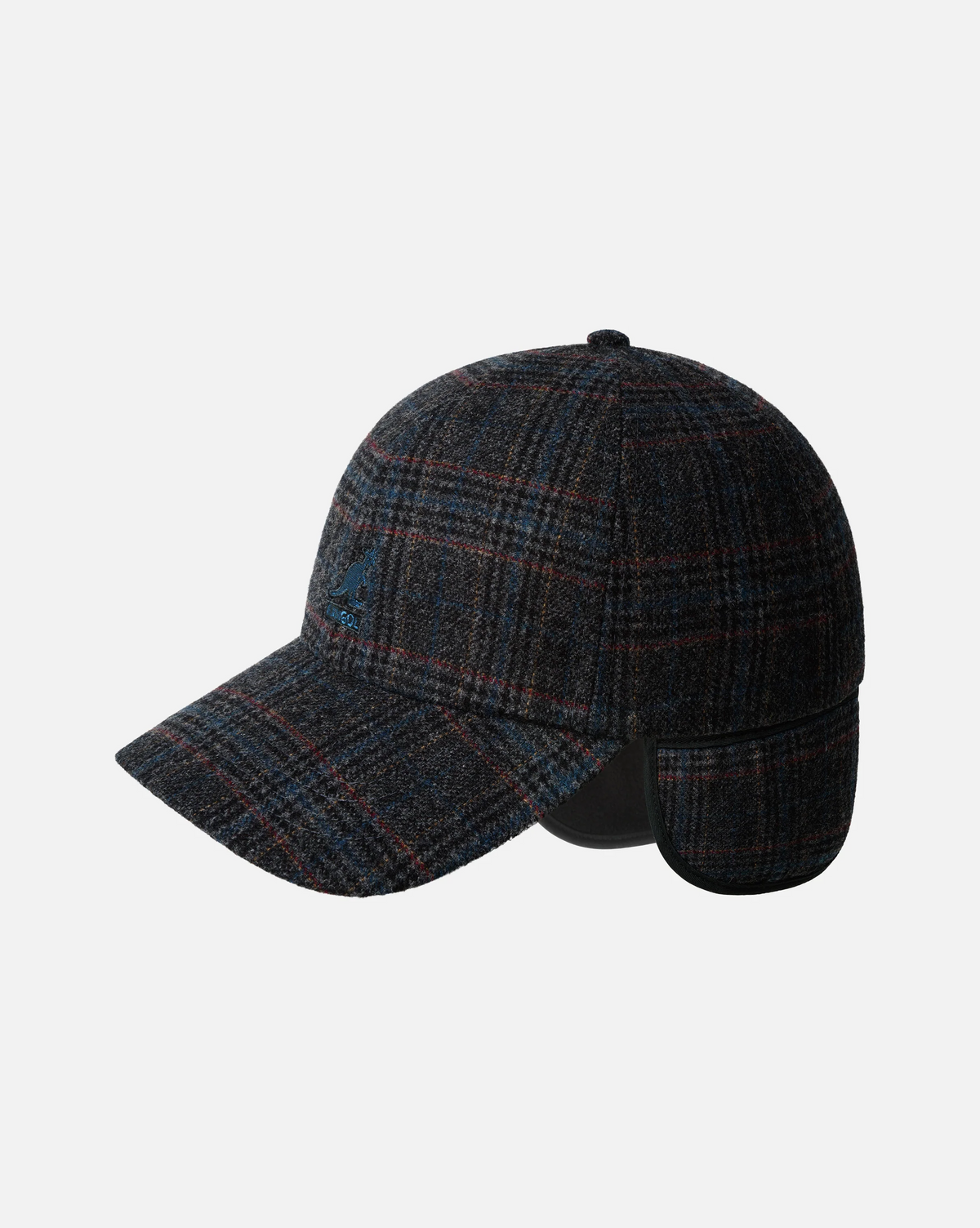 Gorra unisex beisbol con orejeras cuadros