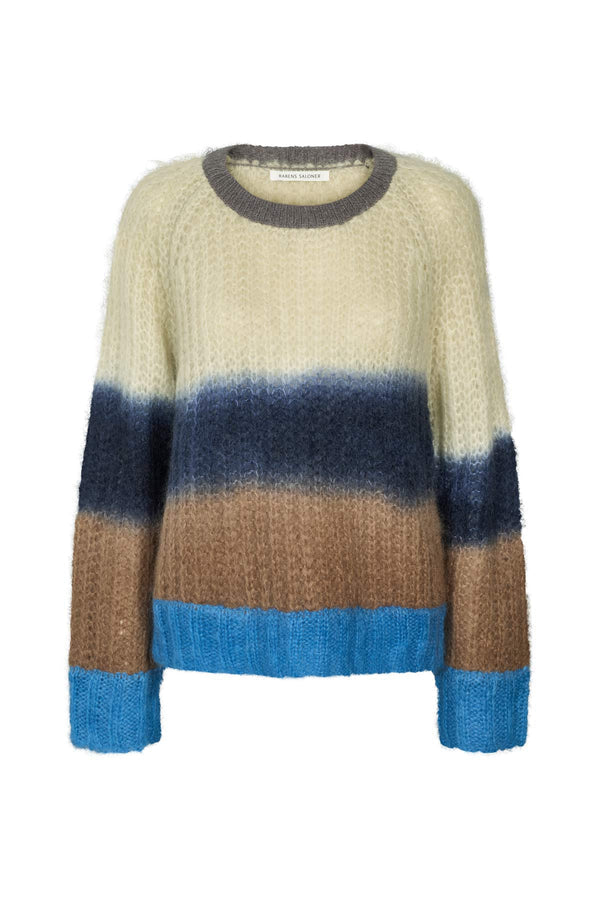 Jersey de lana de mujer degradado multicolor