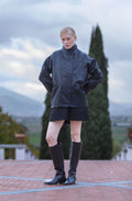 Chaqueta de mujer efecto piel negra