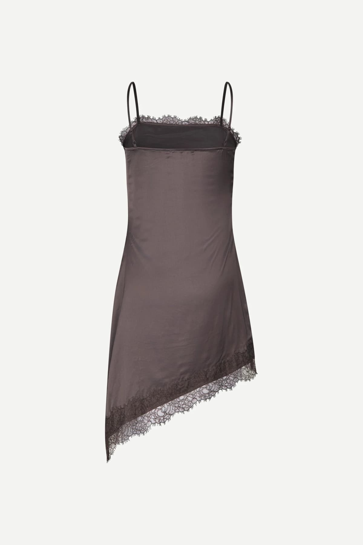 Vestido lencero gris oscuro