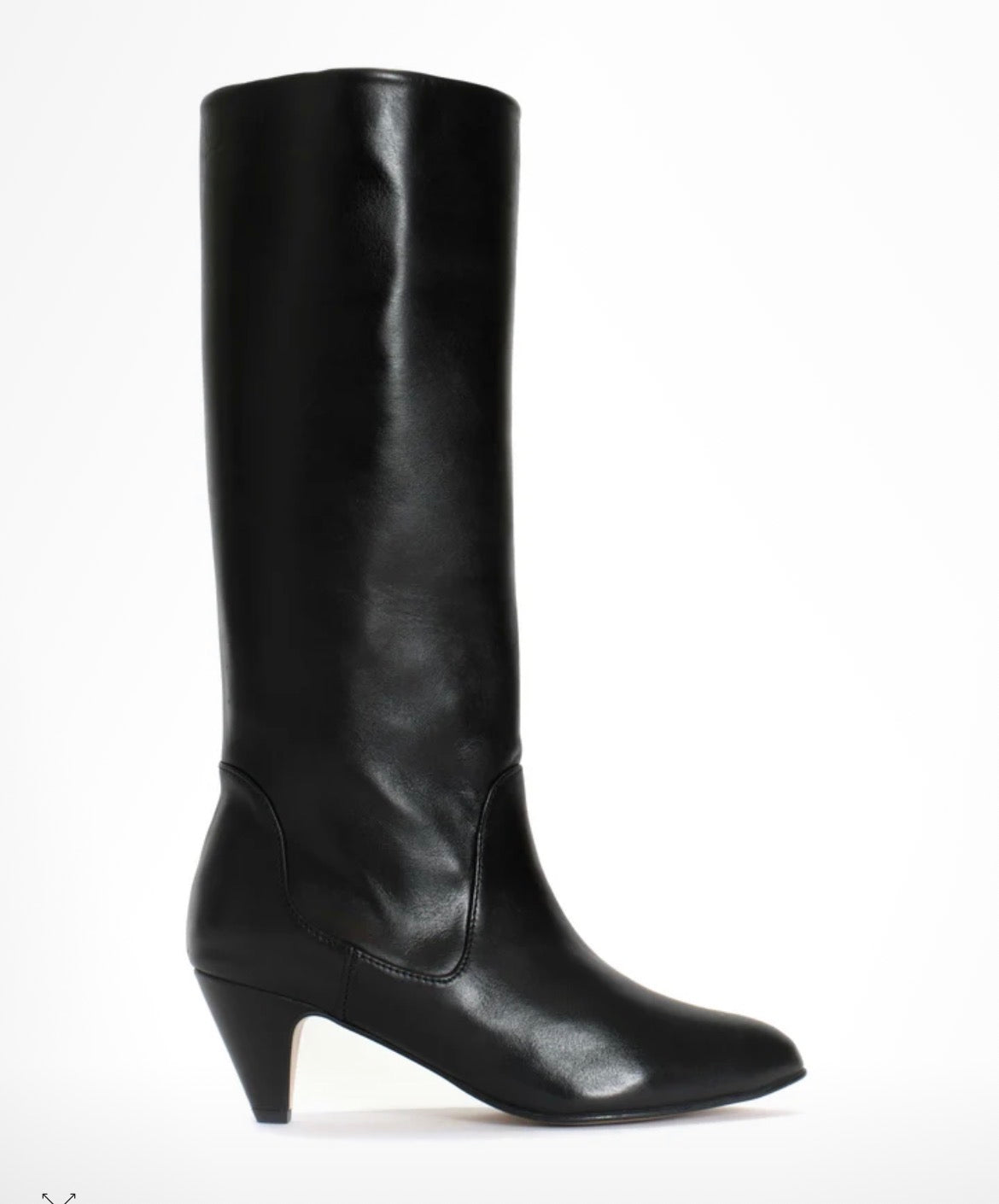 Bota caña alta negro