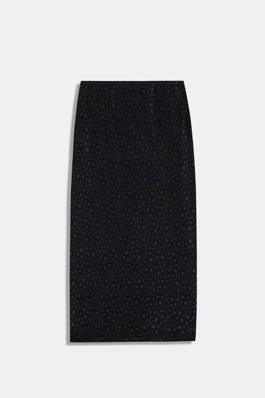 falda midi de terciopelo estampado RITA ROW