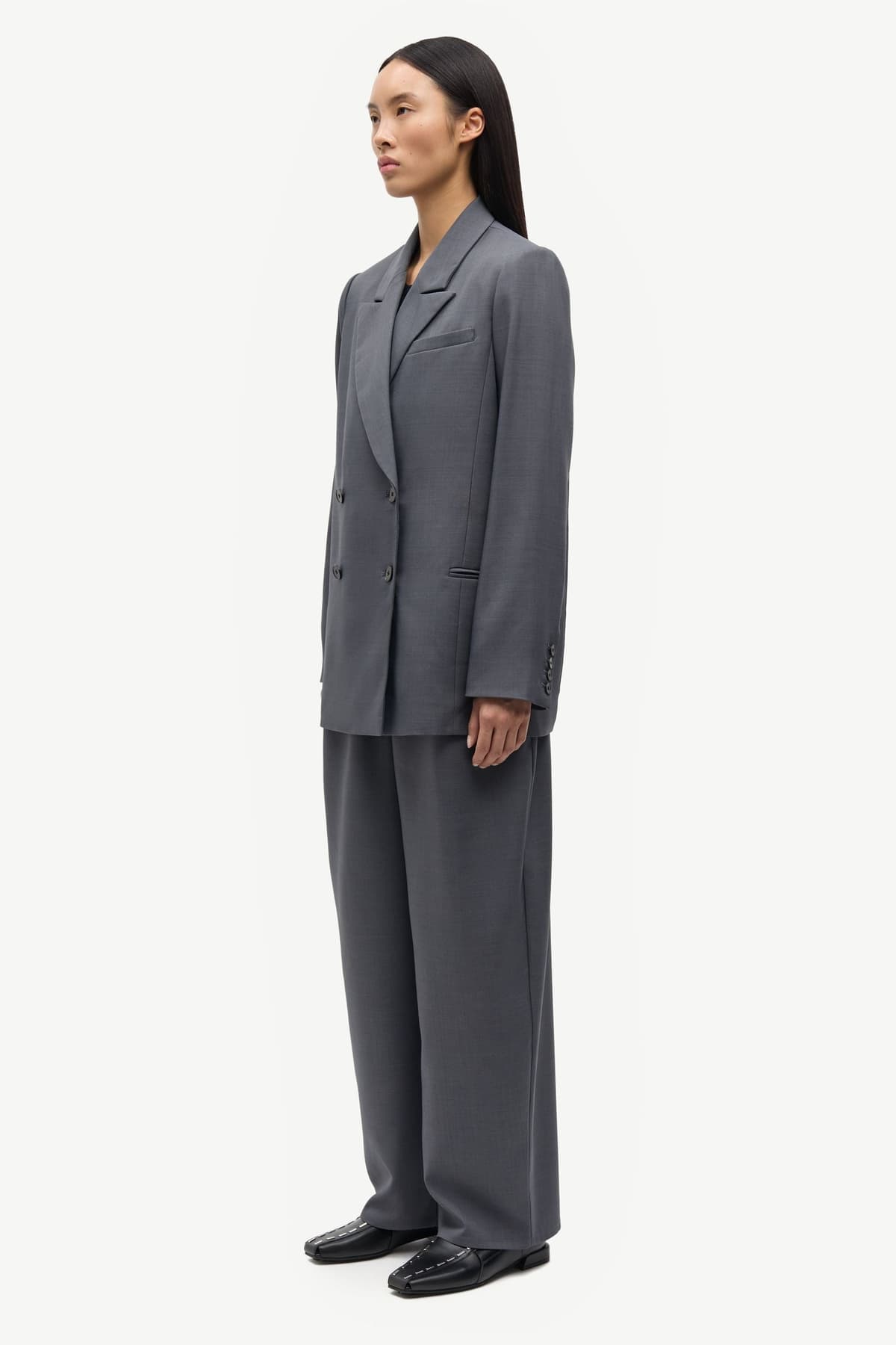 Pantalones de mujer sastre gris
