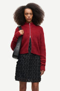 Cardigan chaqueta de punto roja