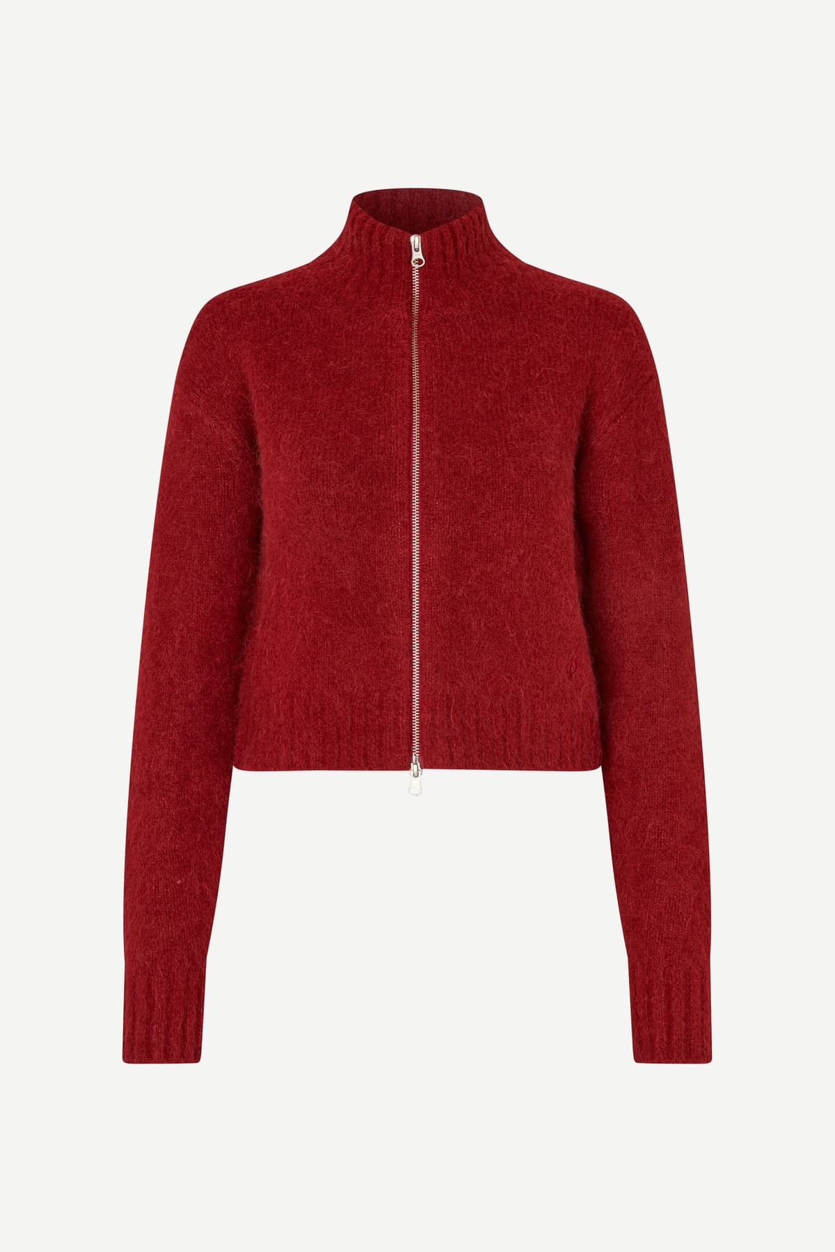 Cardigan chaqueta de punto roja