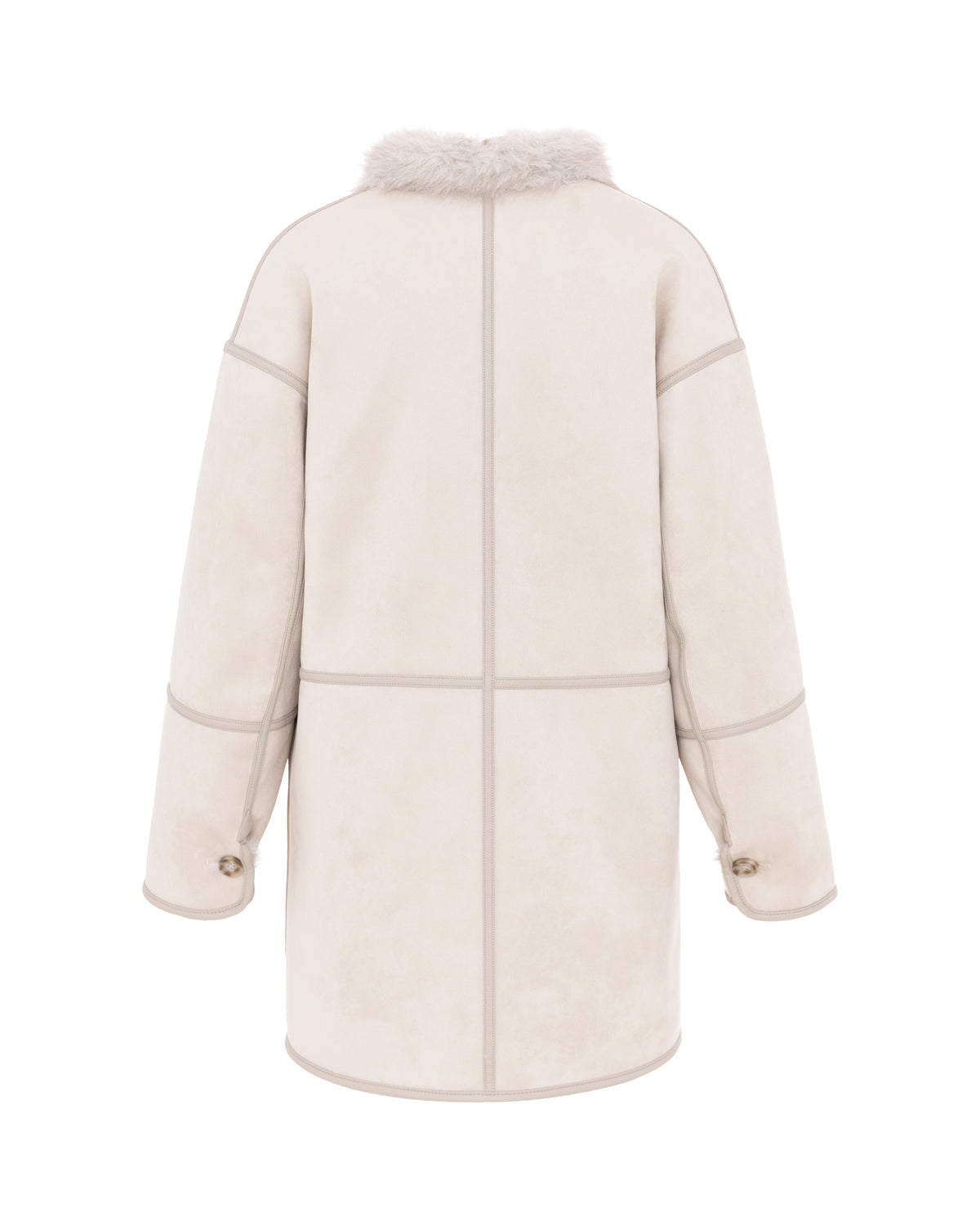 Abrigo reversible con cuello alto