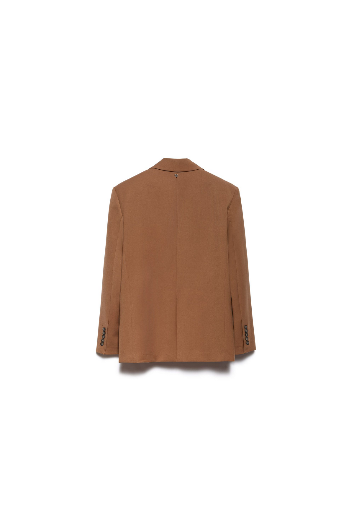 Blazer de traje entallado camel