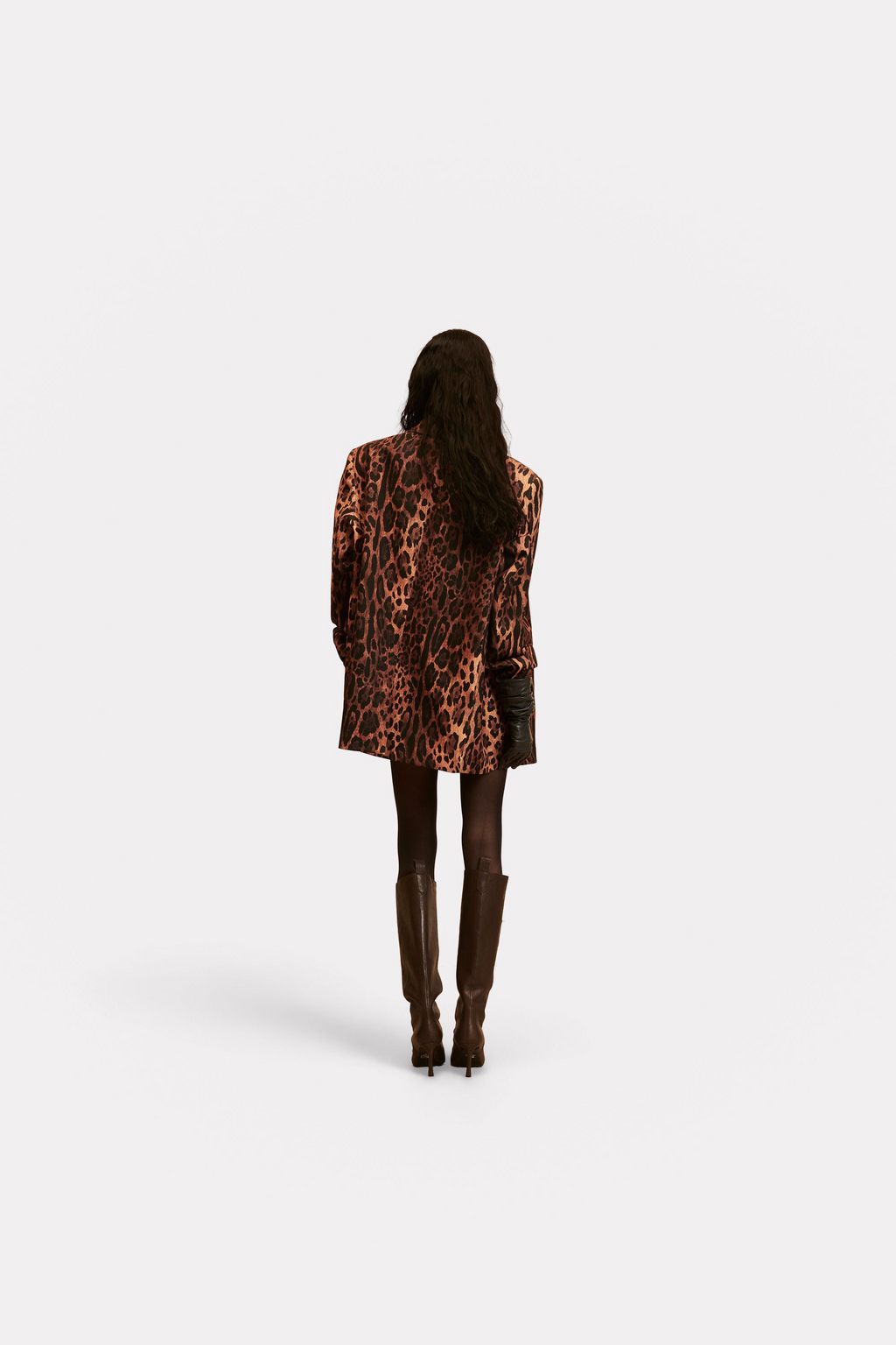 blazer oversize de estampado animal💰