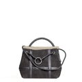 Bolso de ante con detalles de piel y asa trenzada REHARD