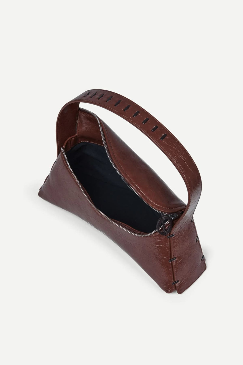 Bolso de hombro de piel