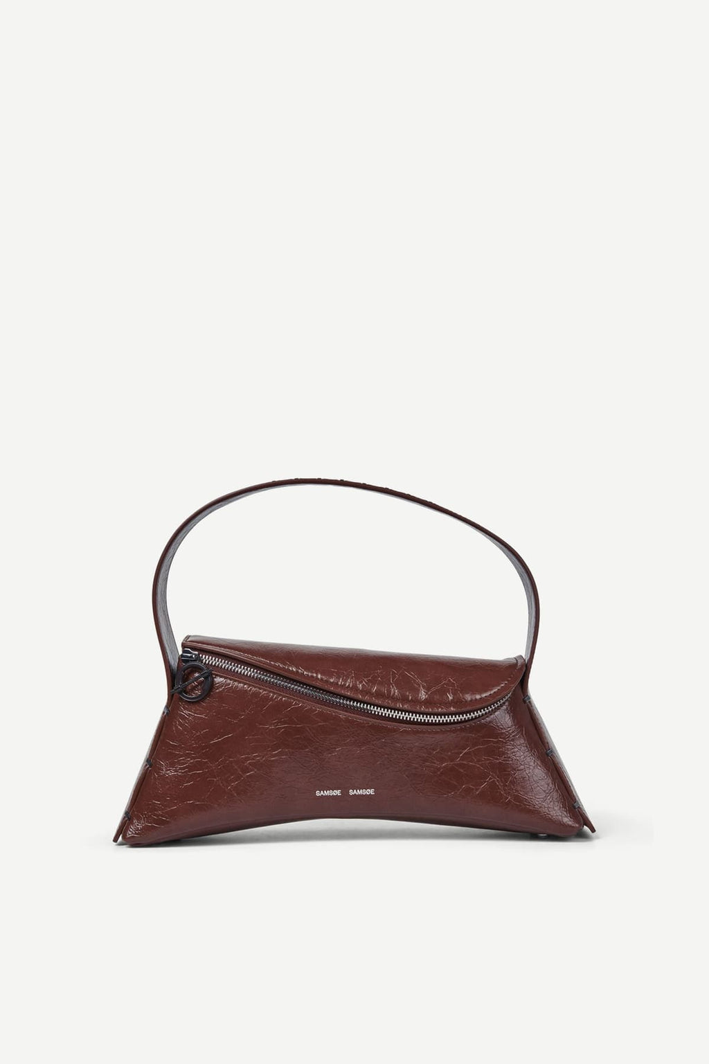 Bolso de hombro de piel
