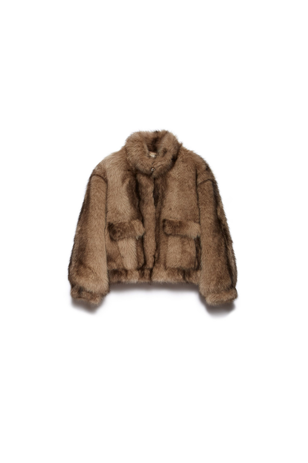 Bomber piel en tonos camel ANIYE BY