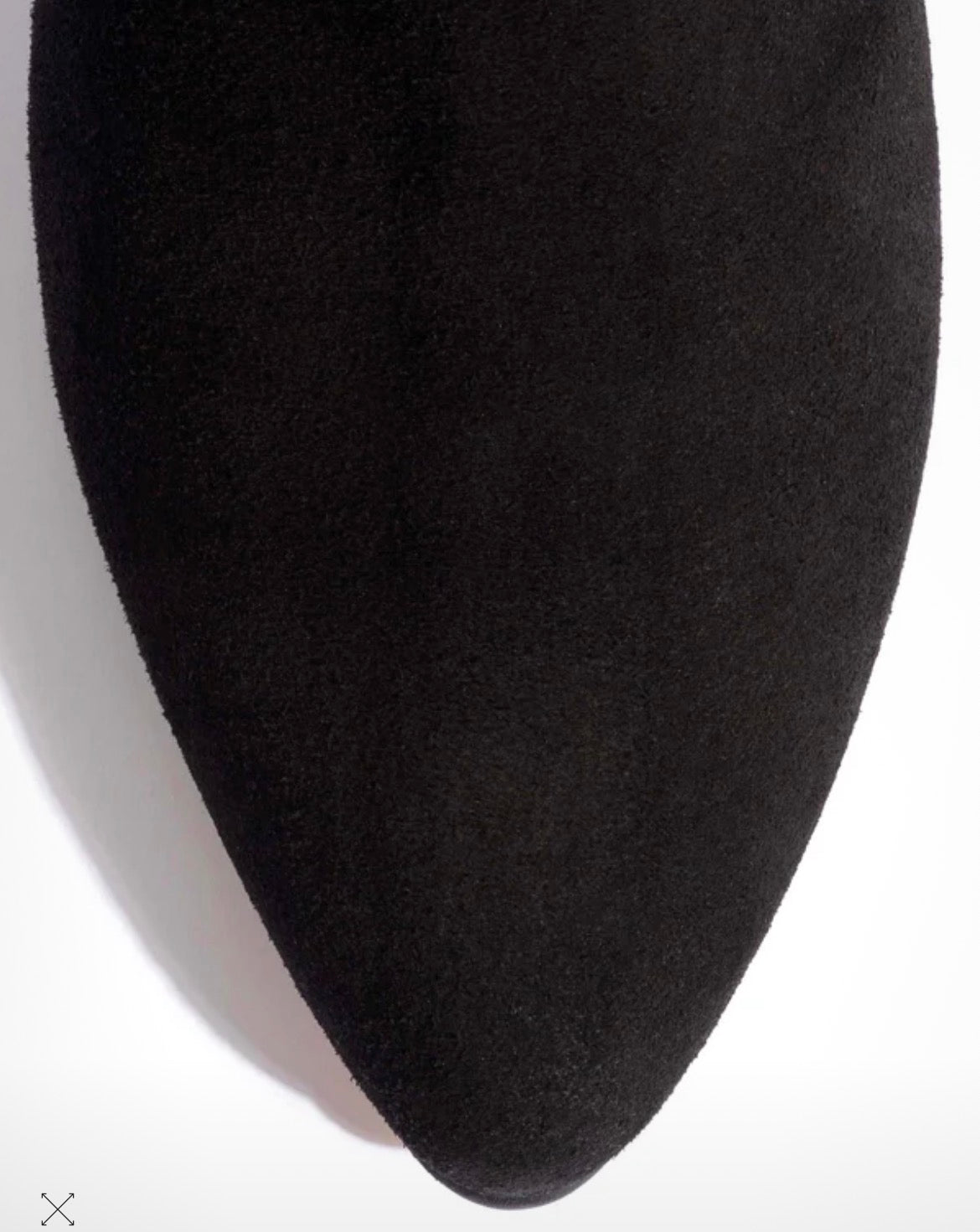 Bota alta de ante negro con tacón ANONIMOUS COPENHAGEN