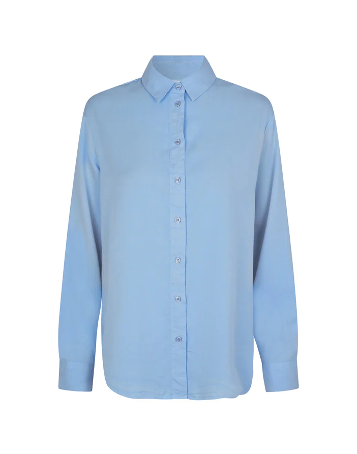 Camisa azul de manga larga SAMSOE SAMSOE