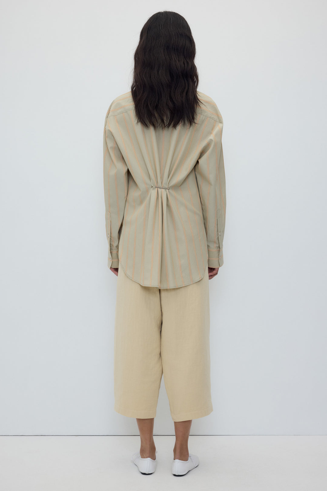 Camisa de rayas de algodon RITA ROW