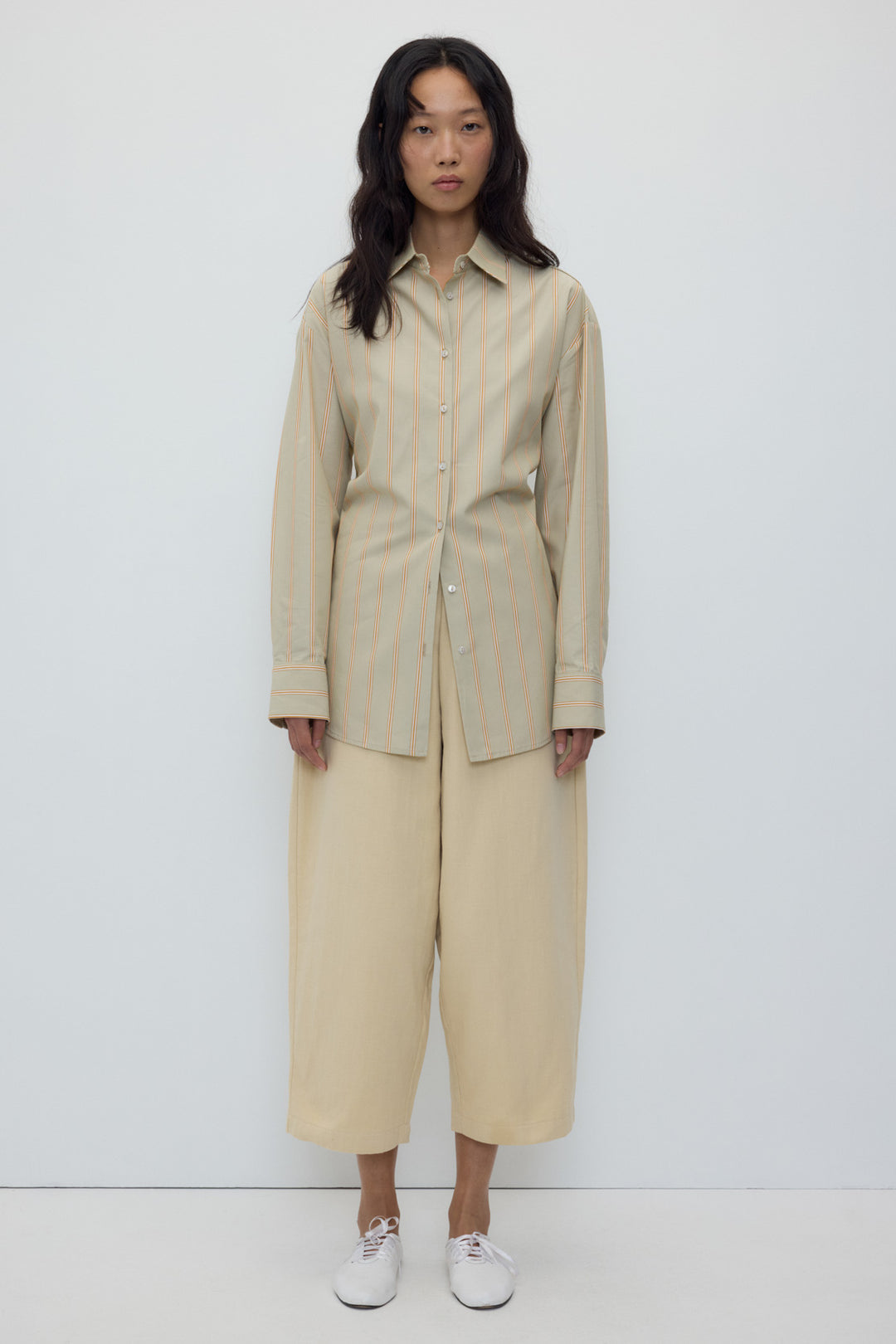 Camisa de rayas de algodon RITA ROW