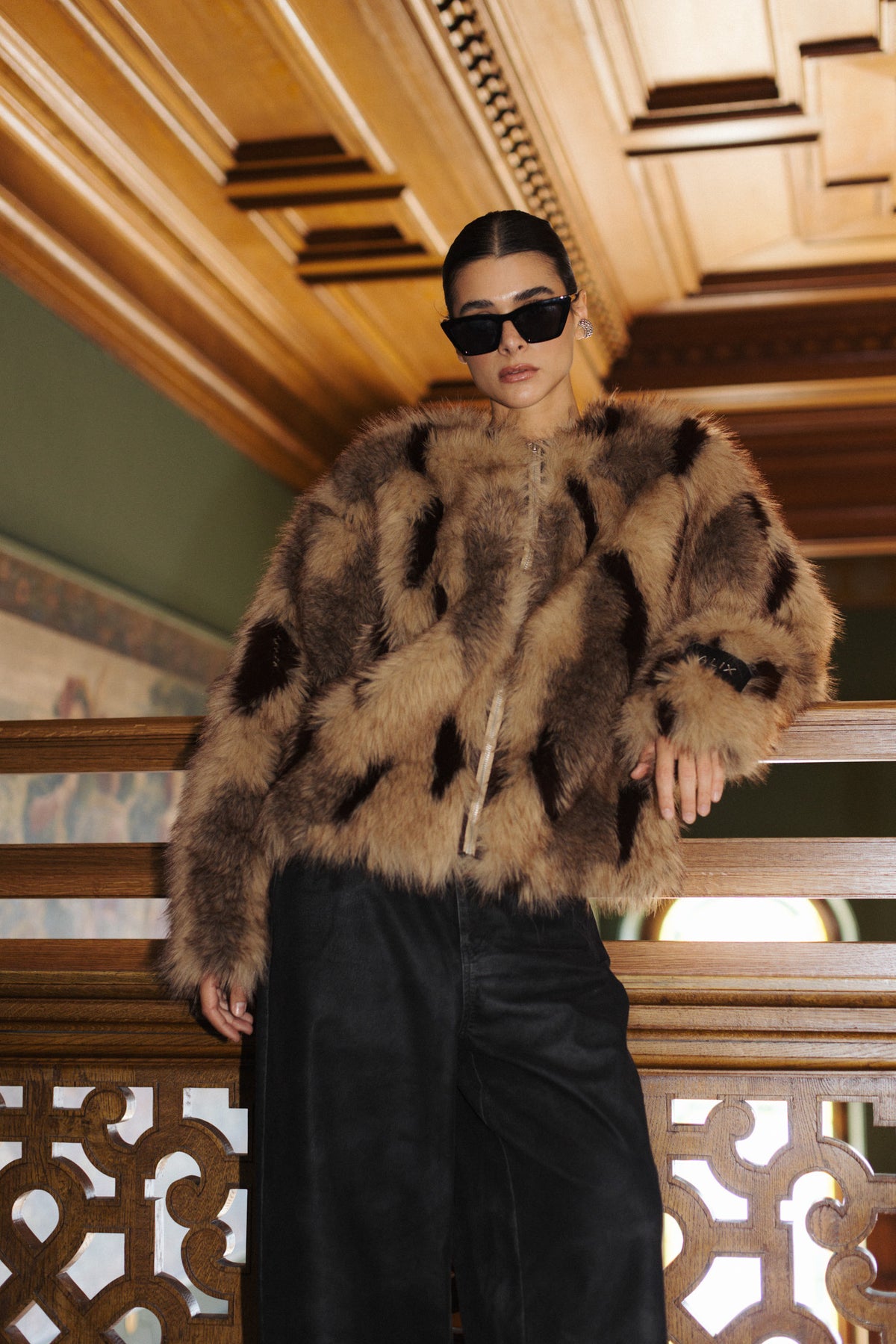 Bomber oversize ecopiel ALIX THE LABEL