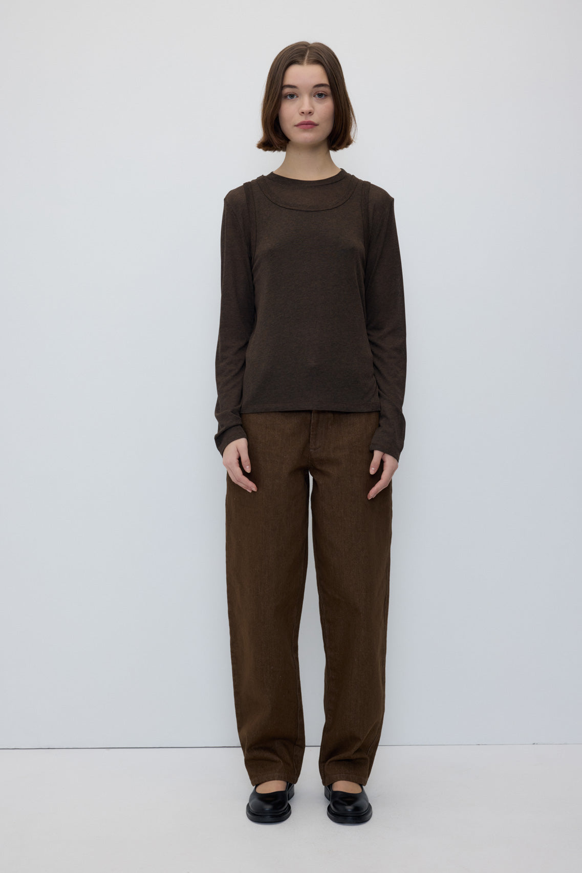 Conjunto de dos tops de viscosa